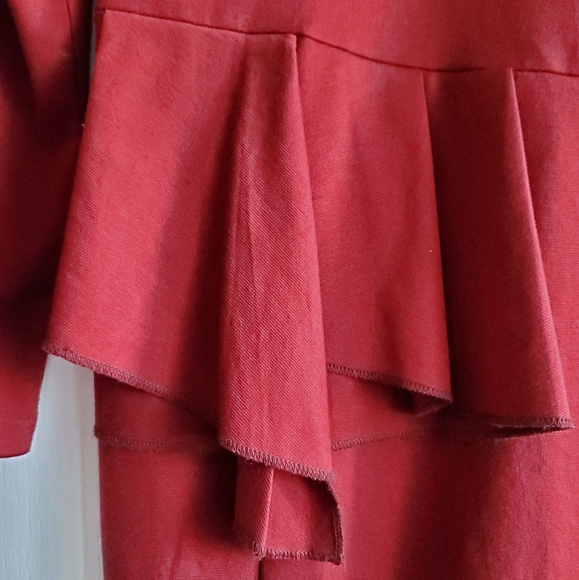 Ruffle Detail Office Dress - Picture 4 of 6